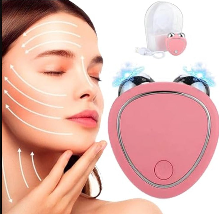 Masajeador facial Skindion en uso